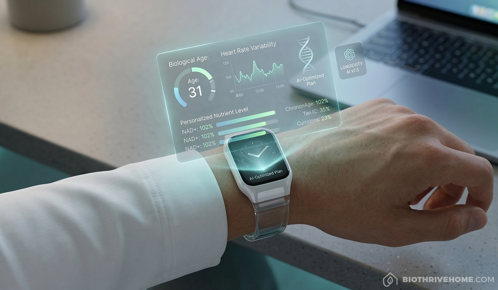 AI-driven longevity and smart home wellness.