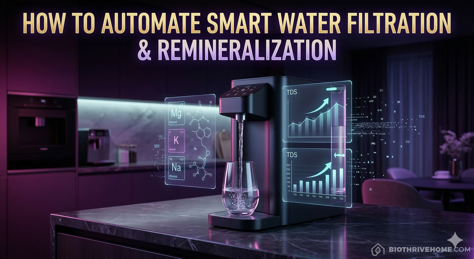 How to Automate Smart Water Filtration and Remineralization at Home